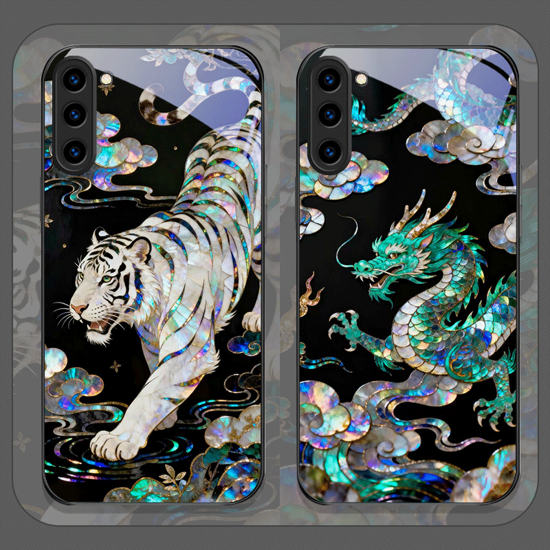 Stylish Tiger Dragon Marble Te - огляд і ціна Phone Cases Samsung S25