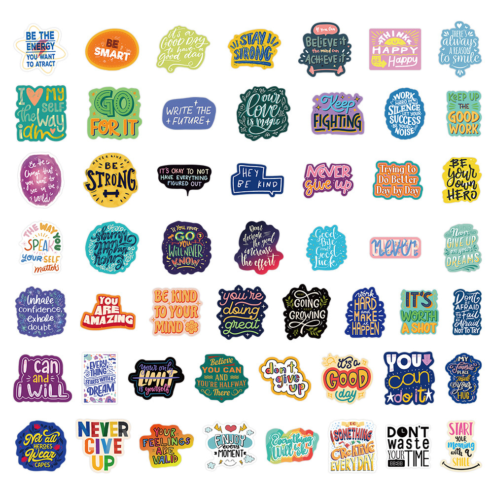 52Pcs Inspirational English Qu - огляд і ціна Phone Cases Quotes