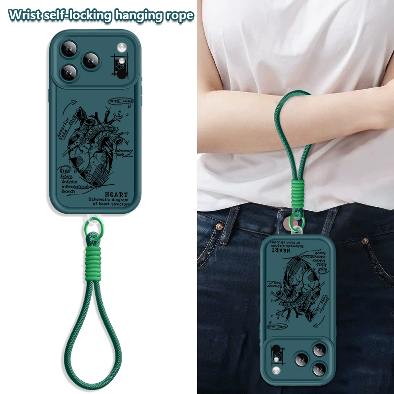 Creative Heart Model Pattern L - огляд і ціна Phone Cases With Straps