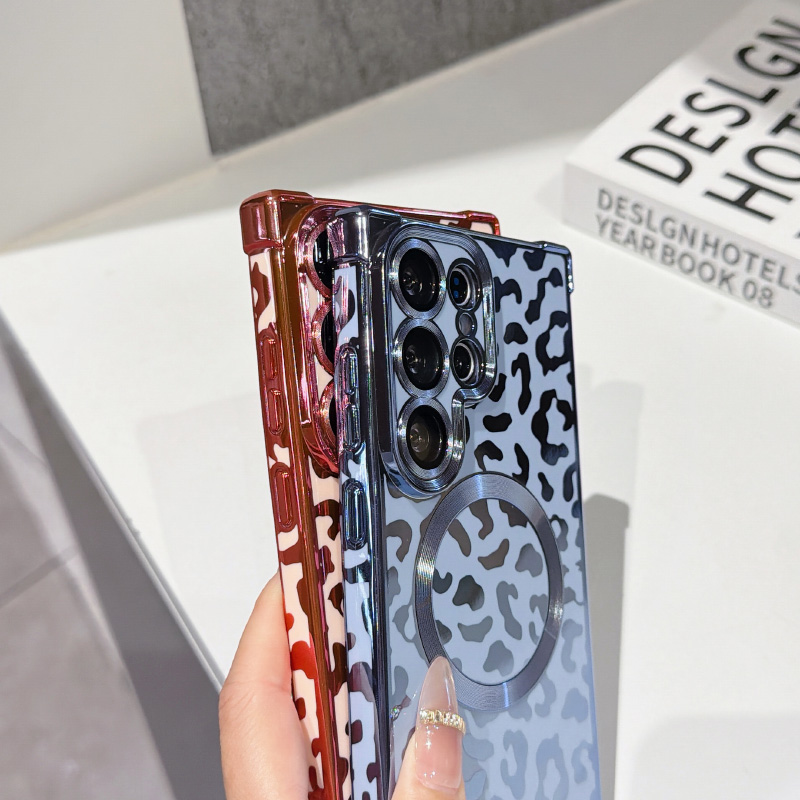 New leopard print magnetic Mag - огляд і ціна Phone Cases With Straps