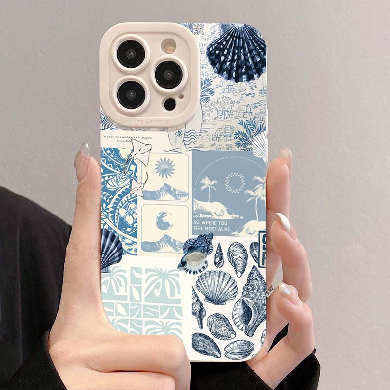 Ocean Creative Coastal Seashel - огляд і ціна Phone Cases Korean