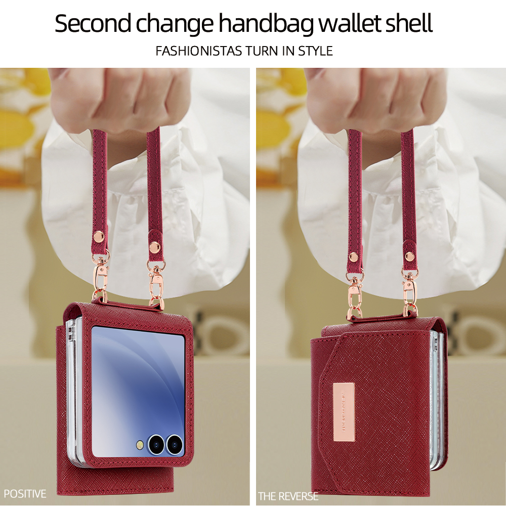 VIETAO Dark Red PU Leather Wal - огляд і ціна Phone Cases With Straps