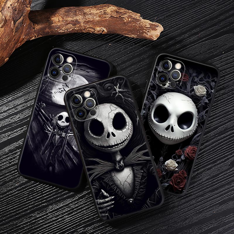 Jack Skellington Black Art Dis - огляд і ціна Phone Cases Art