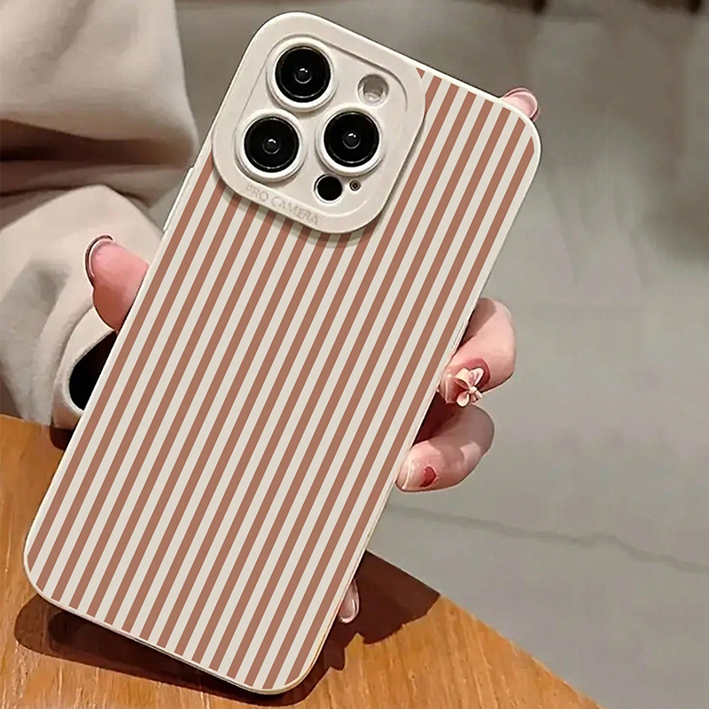 Pink Striped Painted Anti-Drop - огляд і ціна Phone Cases For Iphone 11