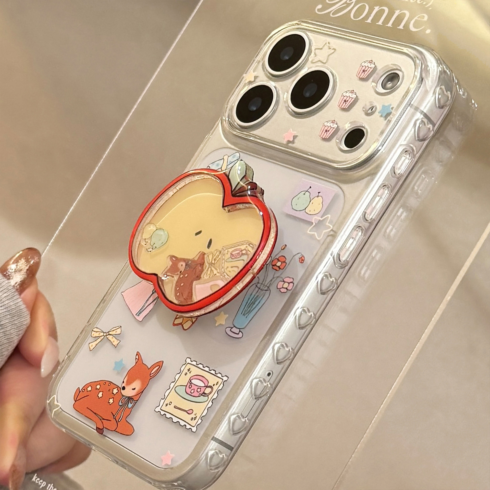 Transparent Cartoon Mobile Pho - огляд і ціна Phone Cases Red Deer