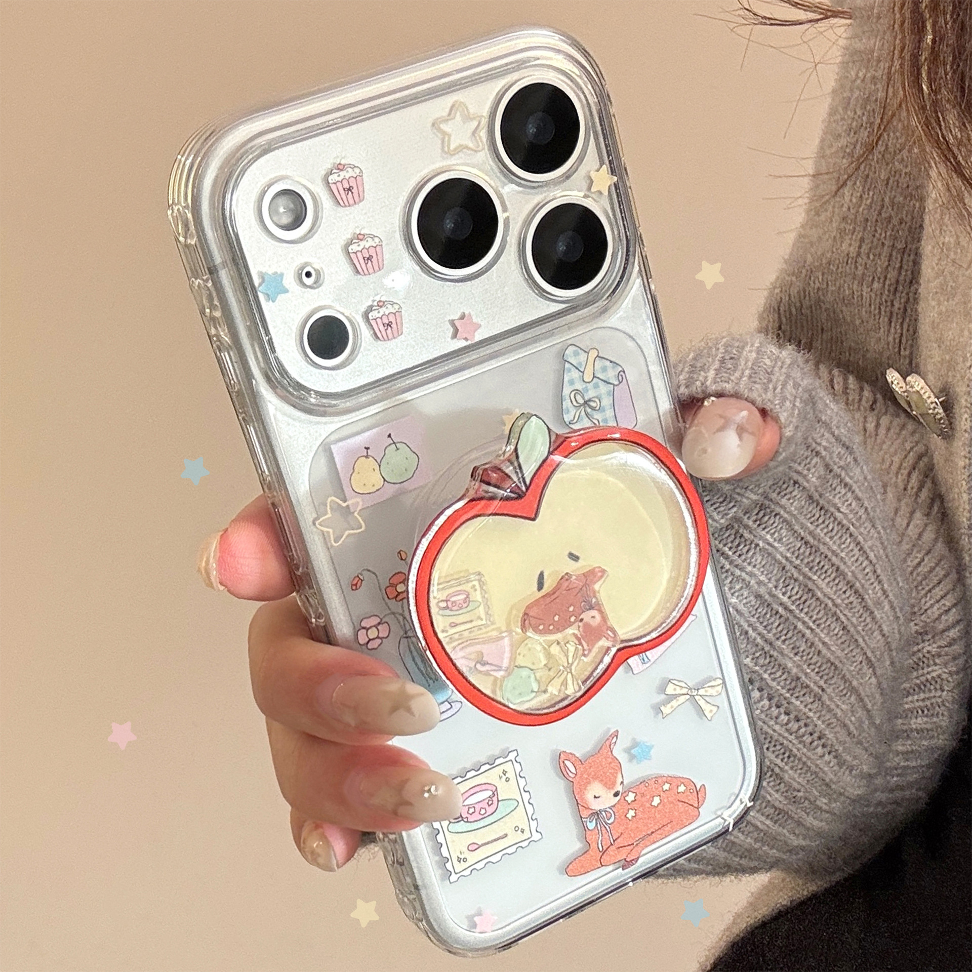 Transparent Cartoon Mobile Pho - огляд і ціна Phone Cases Red Deer