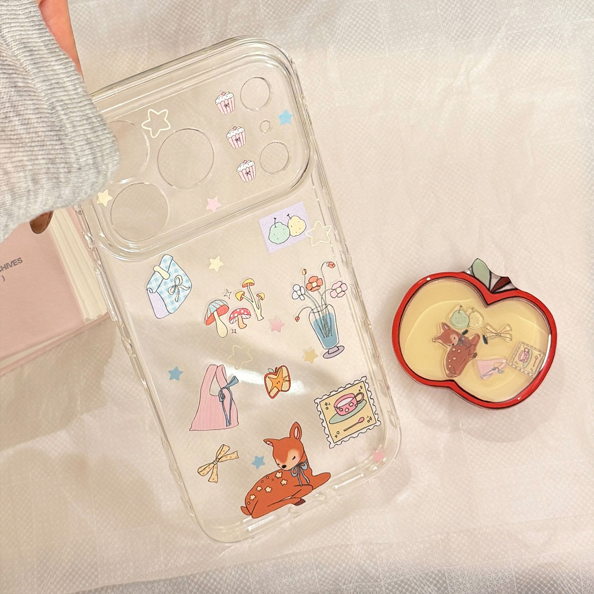 Transparent Cartoon Mobile Pho - огляд і ціна Phone Cases Red Deer