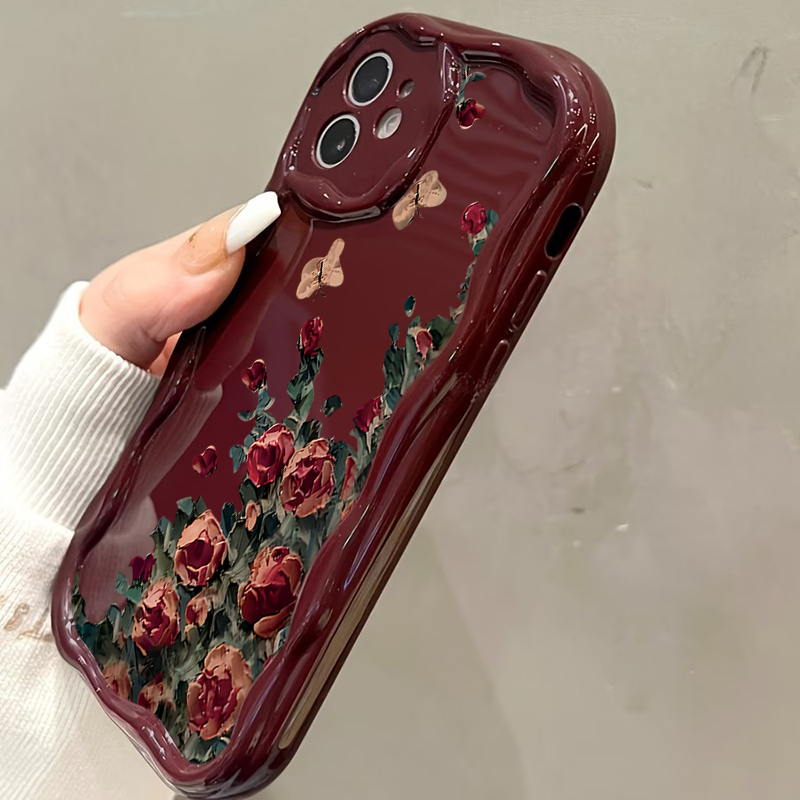 Retro Oil Painting Flower Patt - огляд і ціна Phone Cases Art