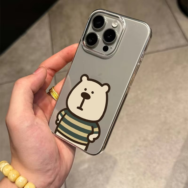 Korean Ins Cute Striped Bear A - огляд і ціна Phone Cases Korean