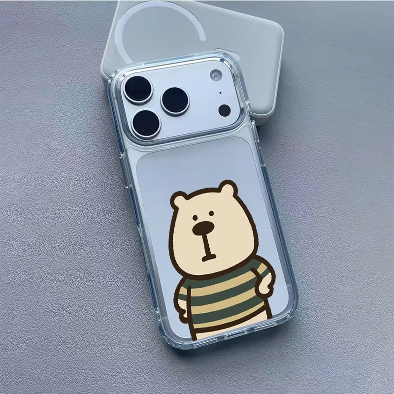 Korean Ins Cute Striped Bear A - огляд і ціна Phone Cases Korean